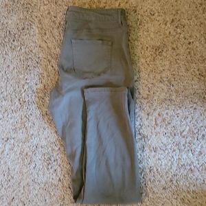 Maurices olive green jeggings